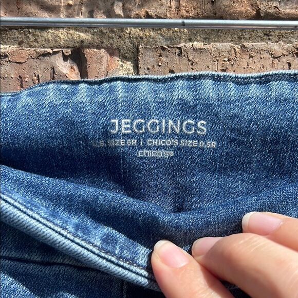 Chicos Jeggings Women's Skinny Blue Jeans 6R - Picture 3 of 11